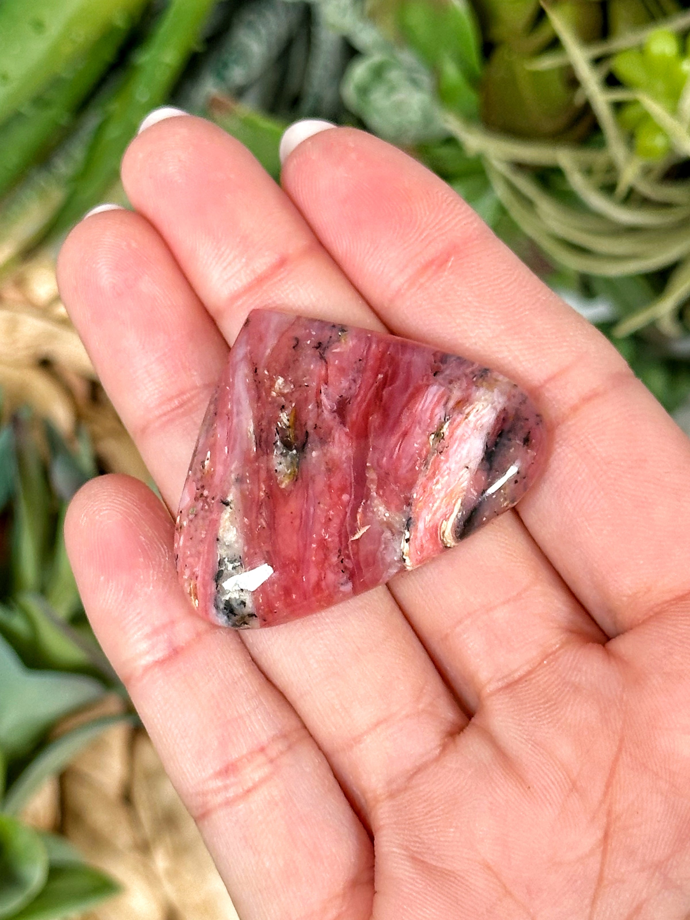 Pink Opal Cabochon - #3