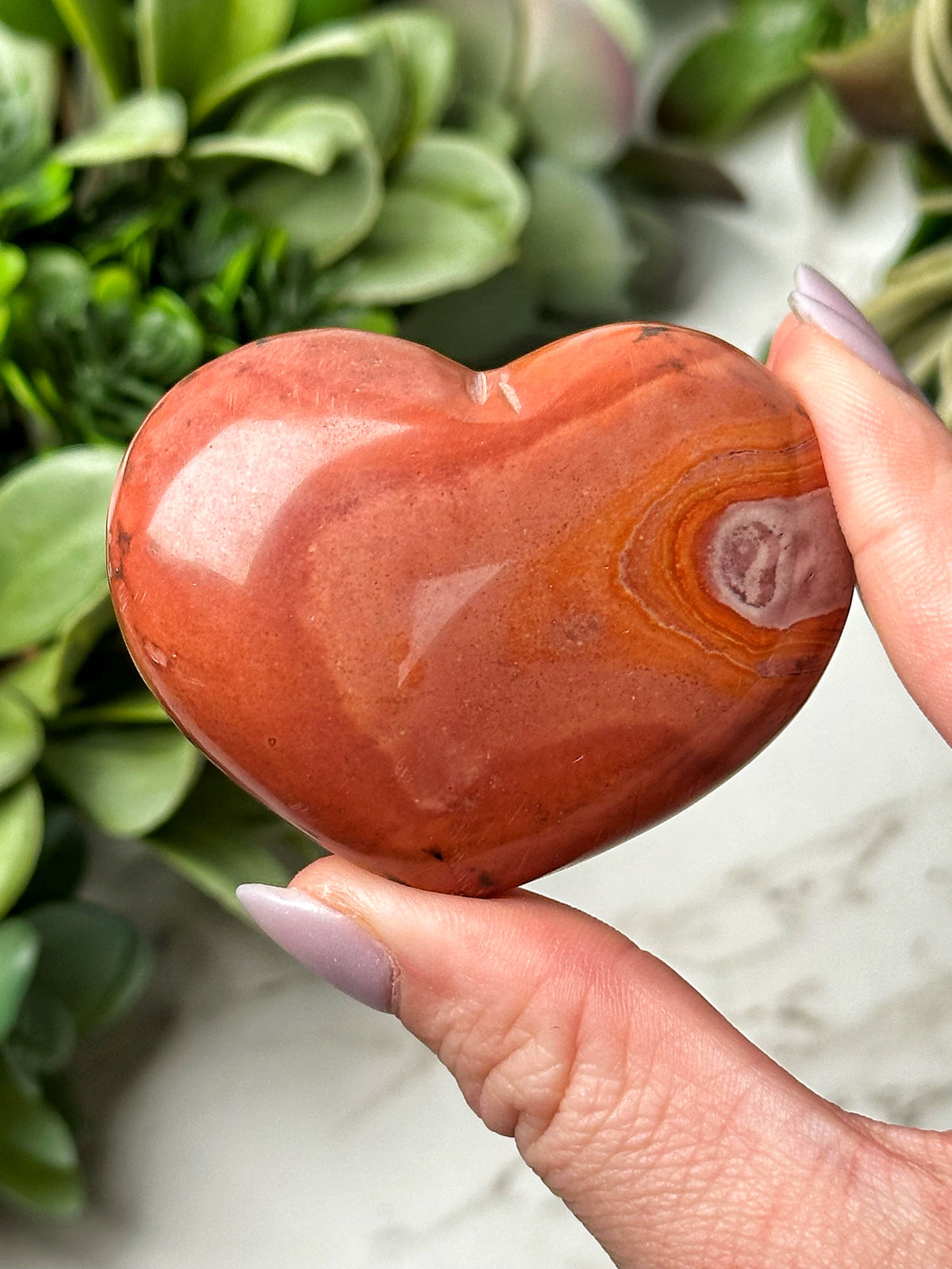 Polychrome Jasper Heart - #15
