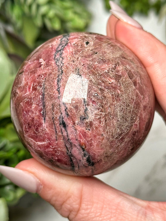 Gem Rhodonite Sphere - #10