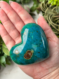 Chrysocolla Heart - #4