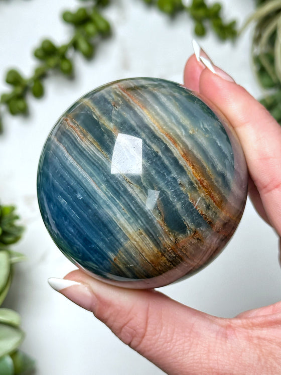 Blue Onyx Sphere - #8