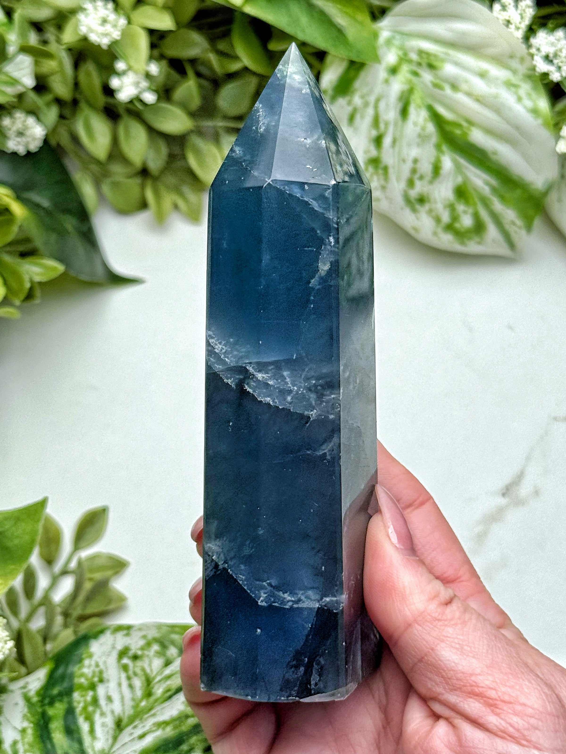 Fluorite Point - #12