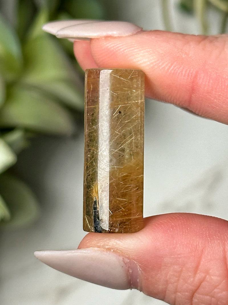 Gold Rutile Cylinder - #6