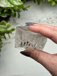 Green Mica in Quartz Freeform - #1