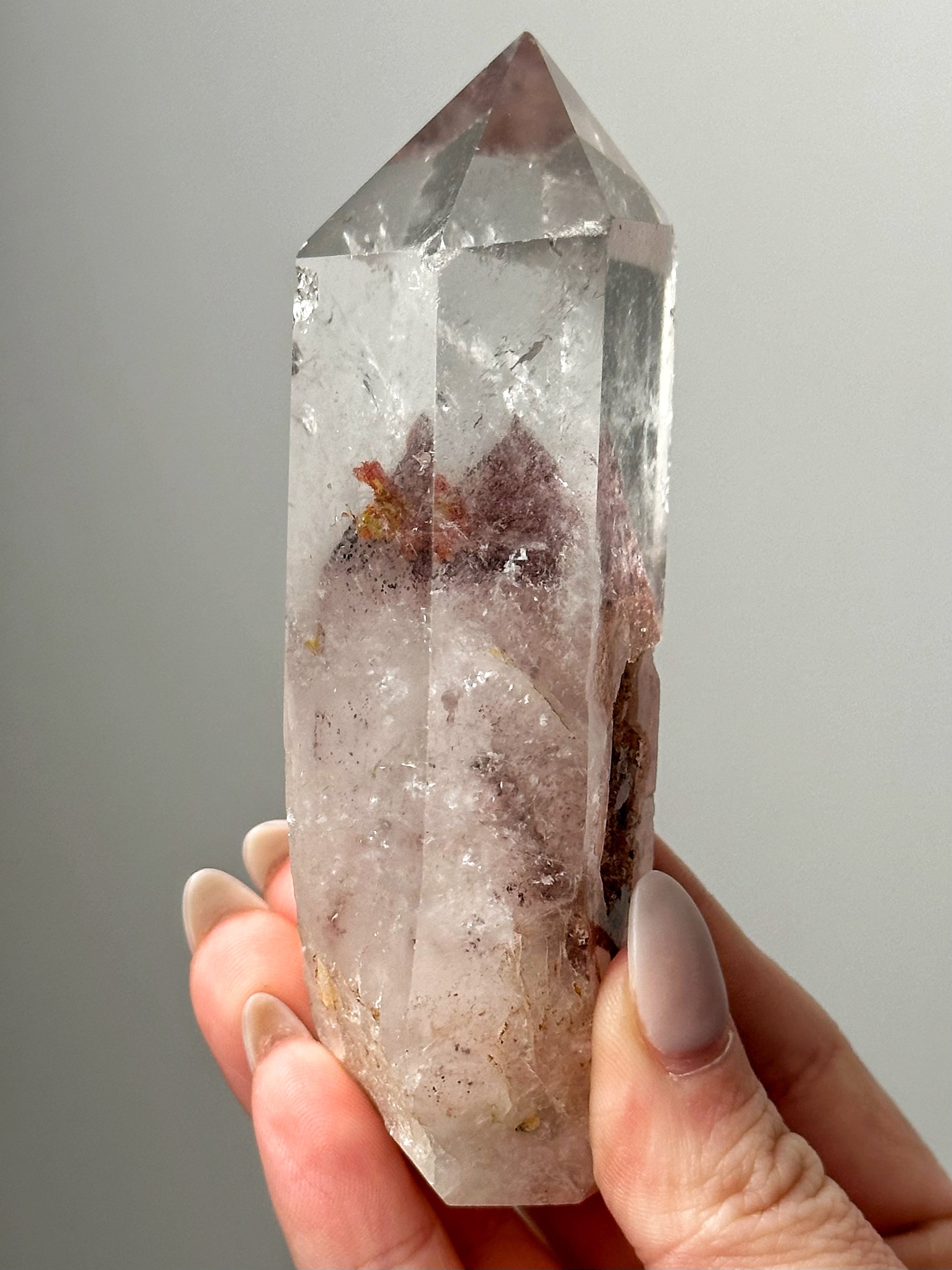 Polished Hematite in Quartz - #18