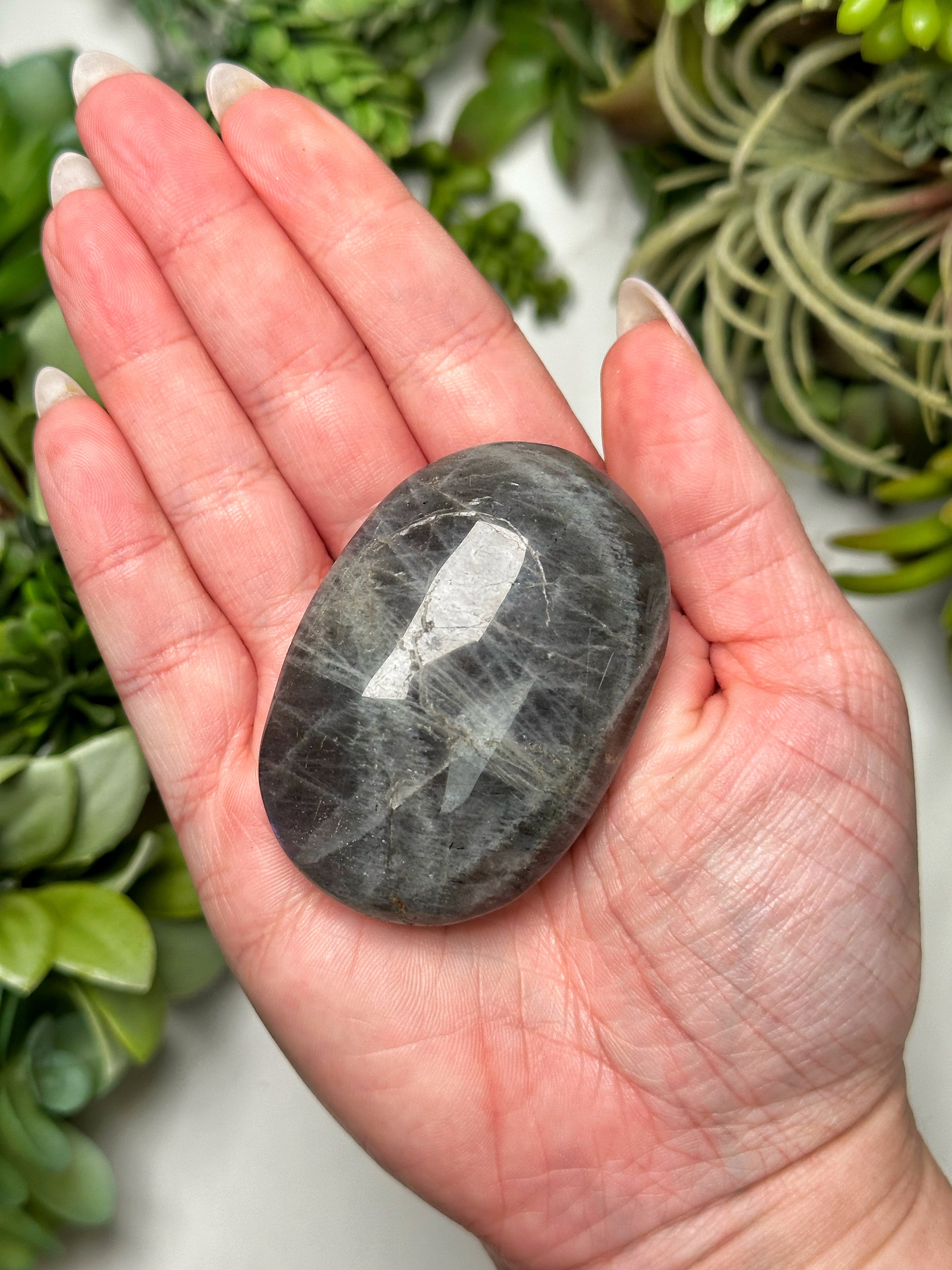Labradorite Palmstone - #14