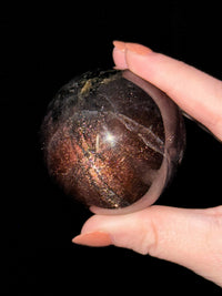 Iolite with Sunstone Sphere - #7
