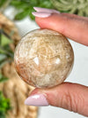 Flashy Sunstone Moonstone Sphere - #1