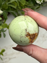 Chrysoprase Sphere - #10