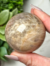 Moonstone with Sunstone Sphere - #8