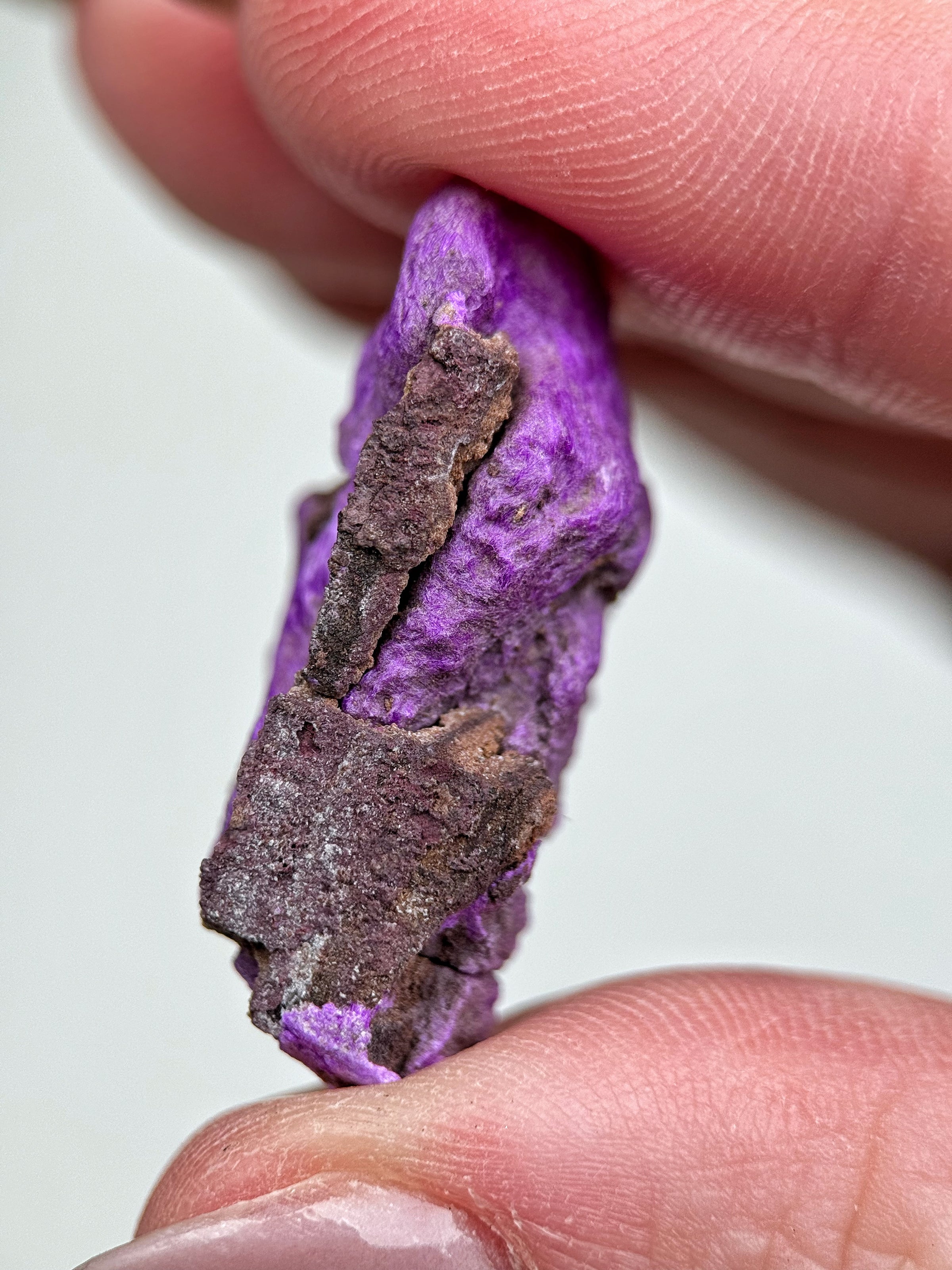 Fibrous Raw Sugilite - #8