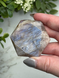 Moonstone with Sunstone Hexagon - #14