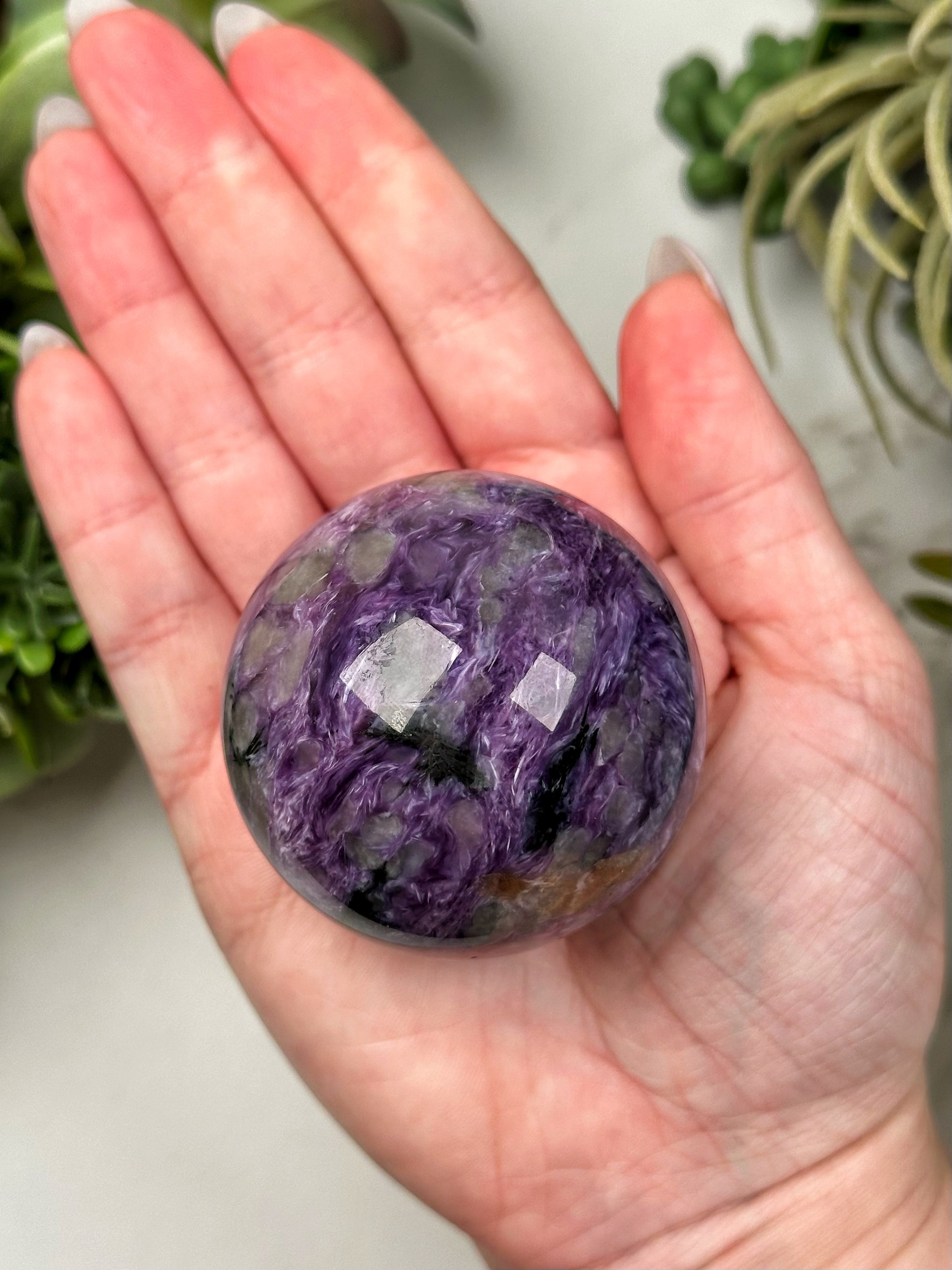 Charoite Sphere - #1