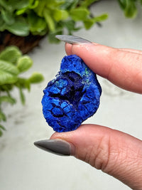 Blueberry Azurite Geode - #9