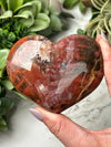 Petrified Wood Heart - #13