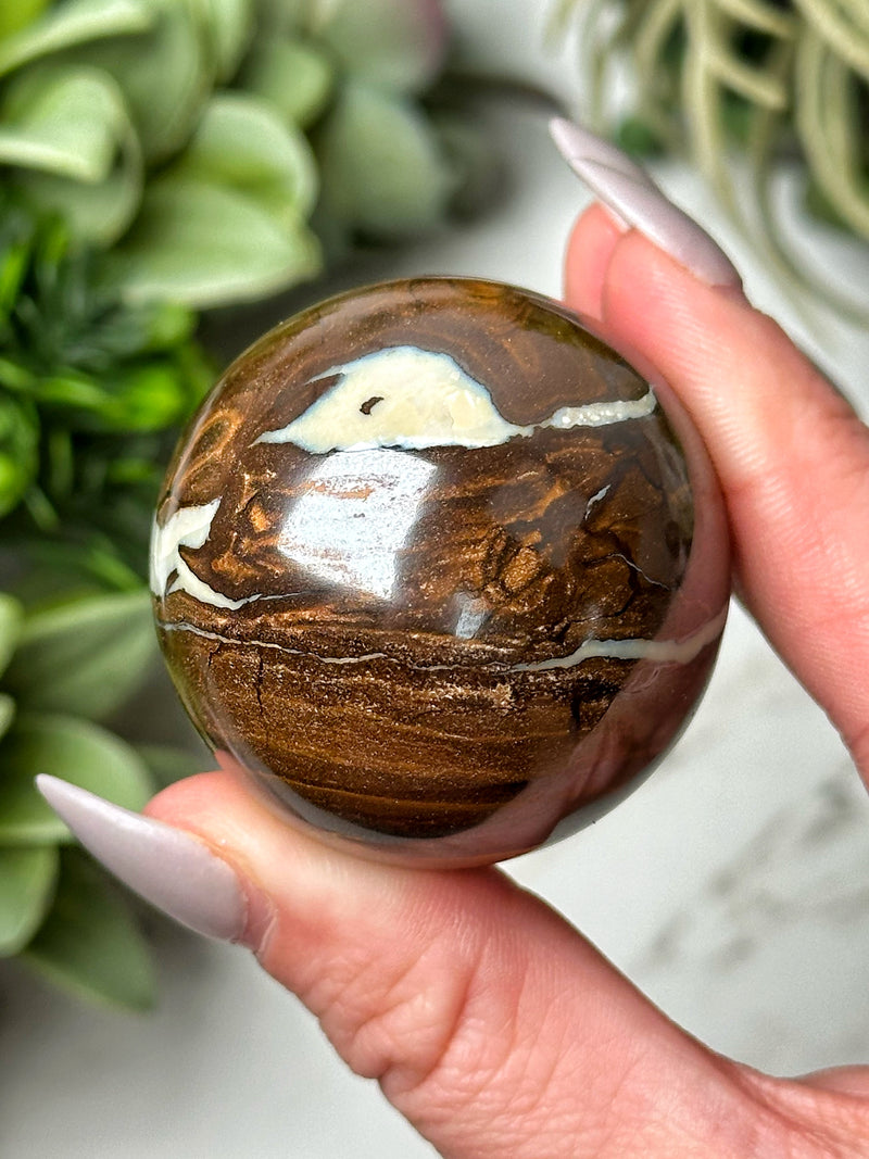 Boulder Opal Sphere - #2