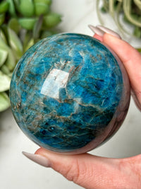 Blue Apatite Sphere - #7