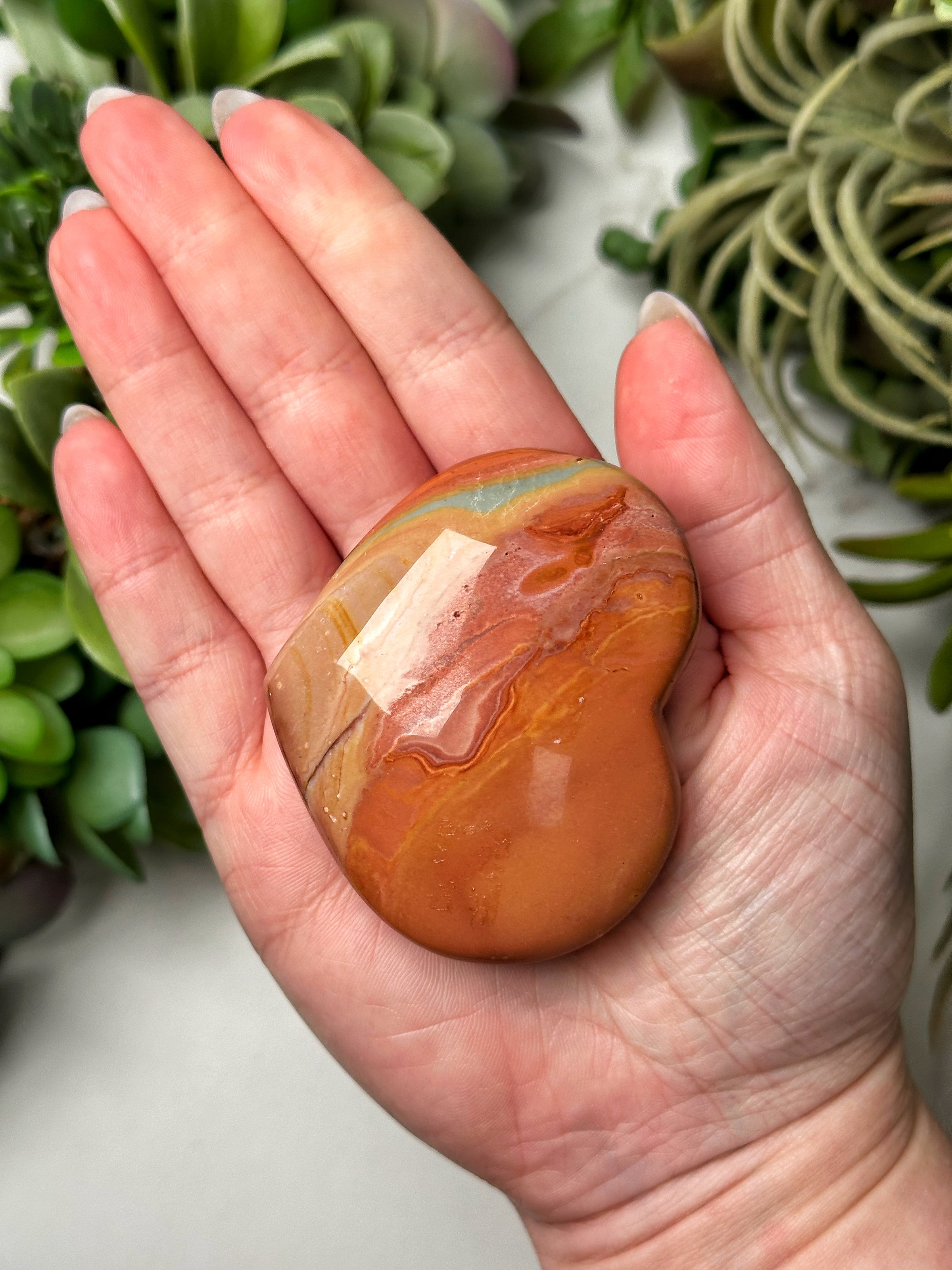 Polychrome Jasper Heart - #12