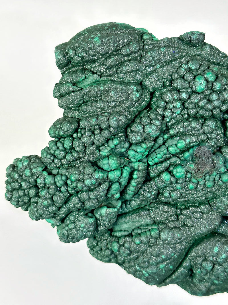 Druzy Raw Malachite - #1