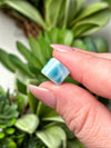 Mini Larimar Cube - #15