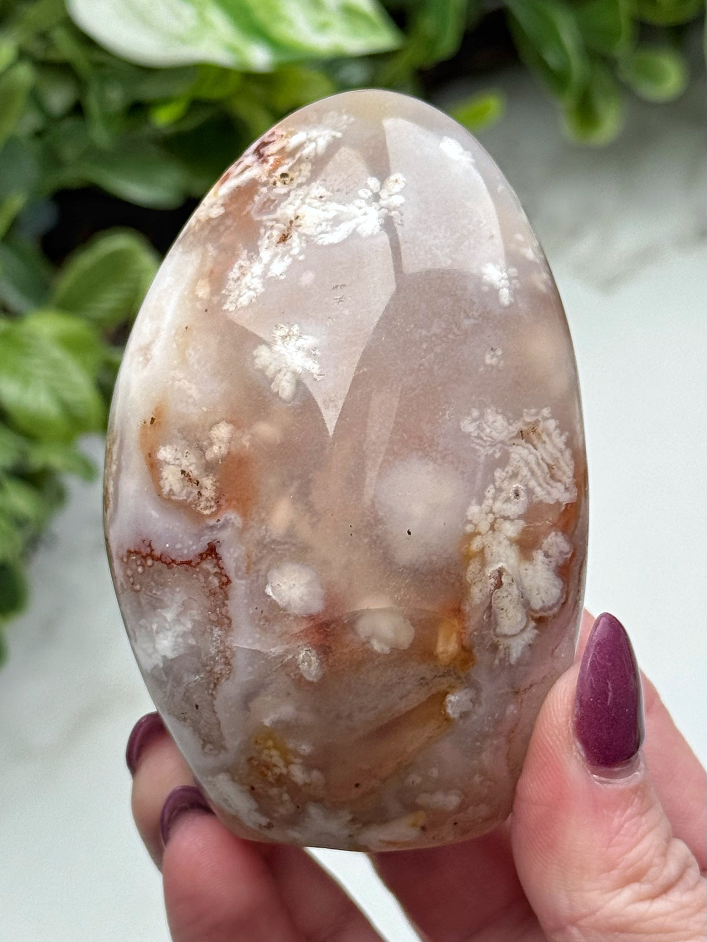 Flower Agate Freeform - #13