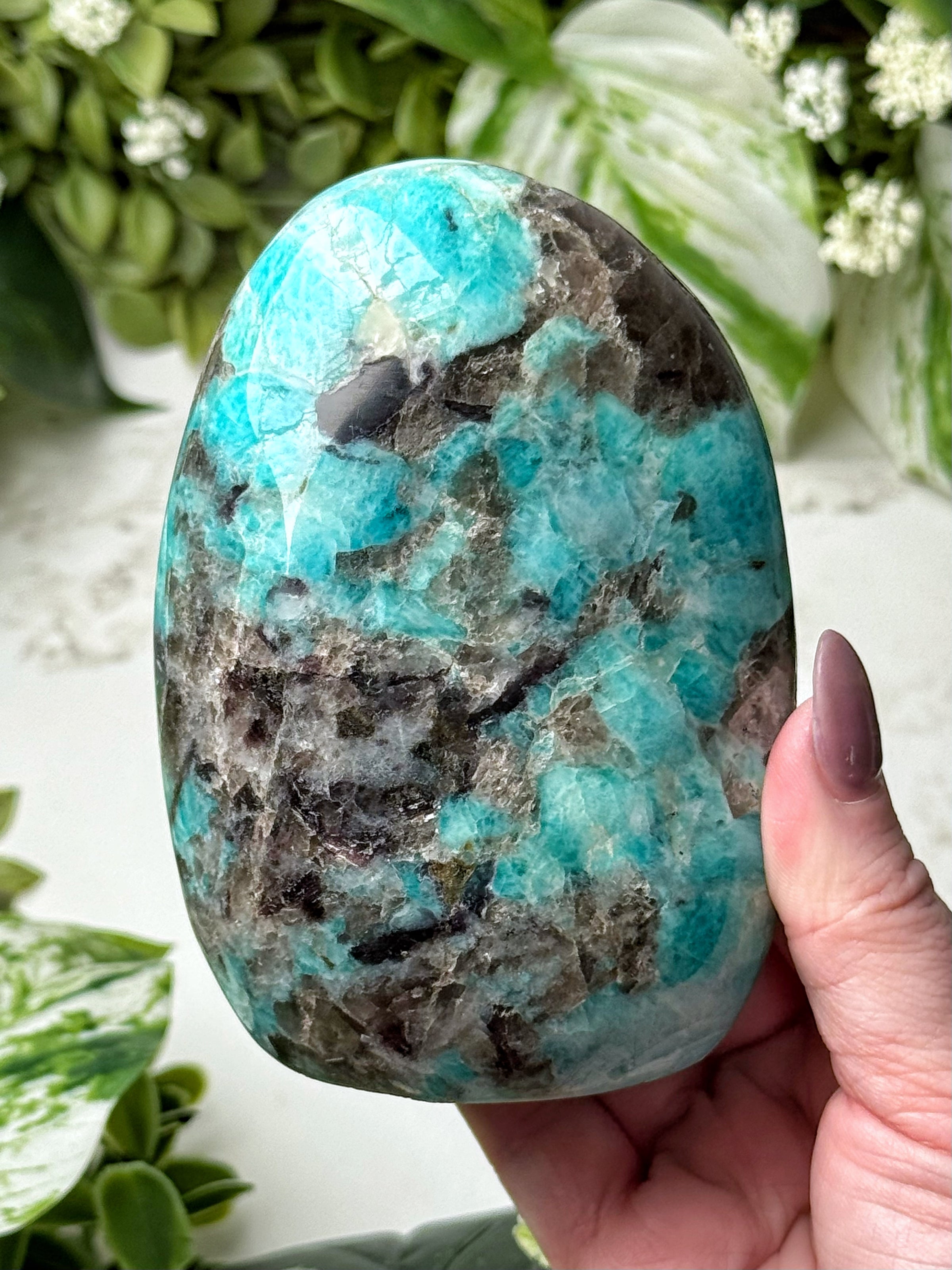 Smoky Amazonite Freeform - #14