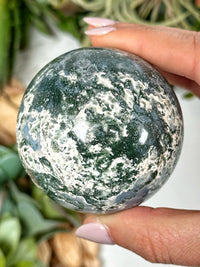 Moss Agate Sphere - #1