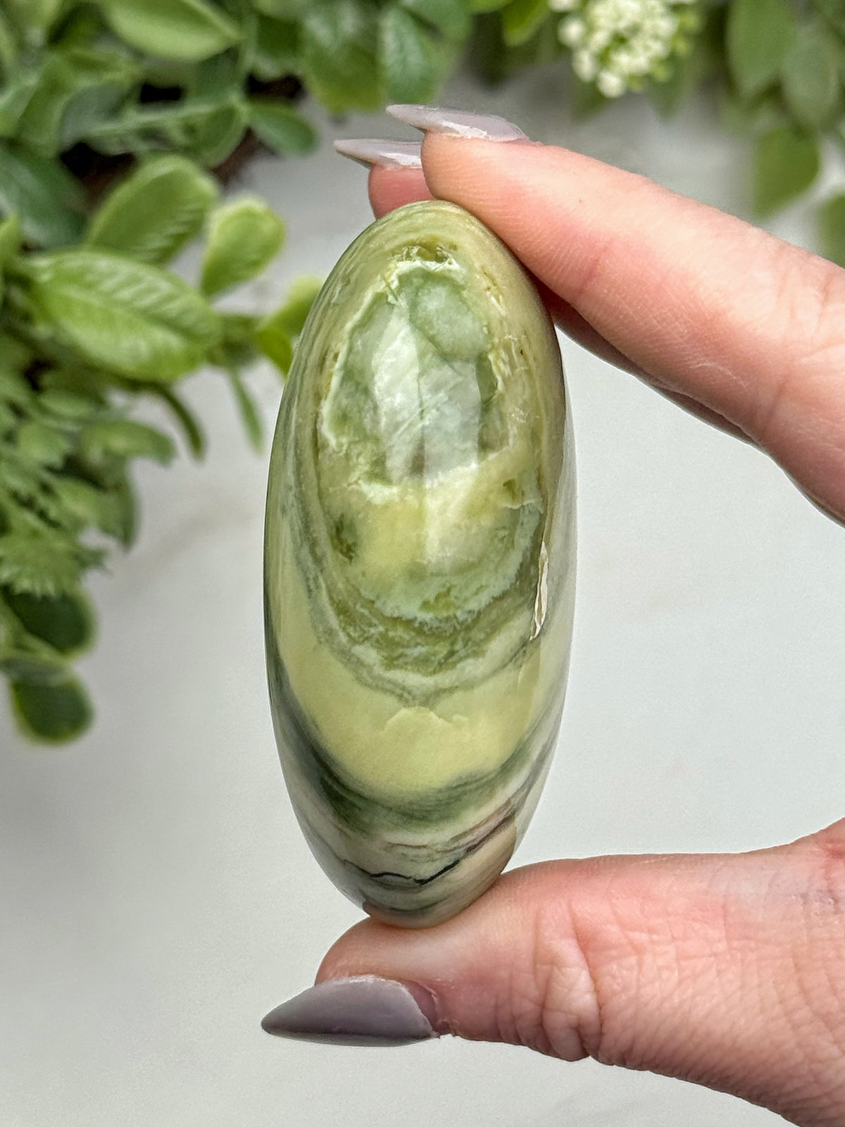 Serpentine Palmstone - #7