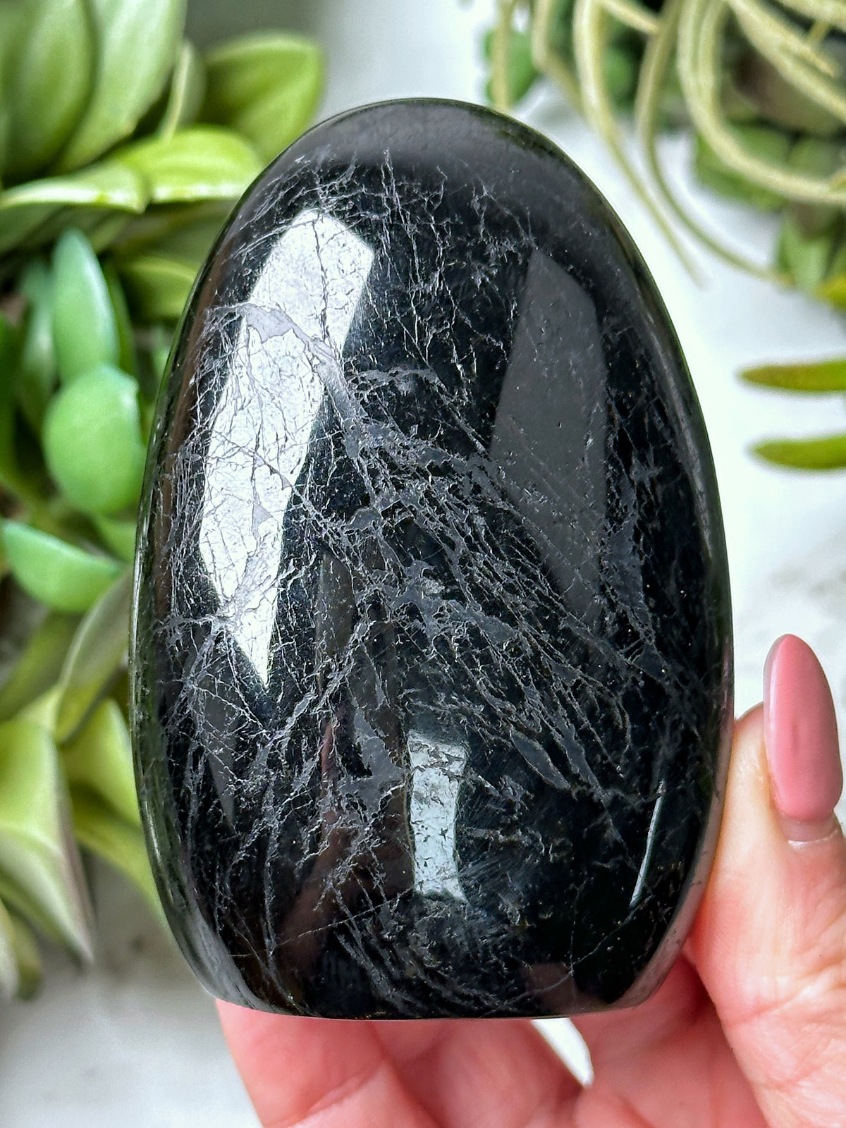 Black Tourmaline Freeform - #13
