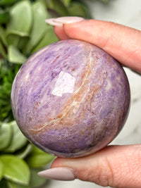 Lavender Jade Sphere - #1