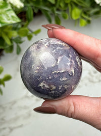 Grape Agate Sphere - #12