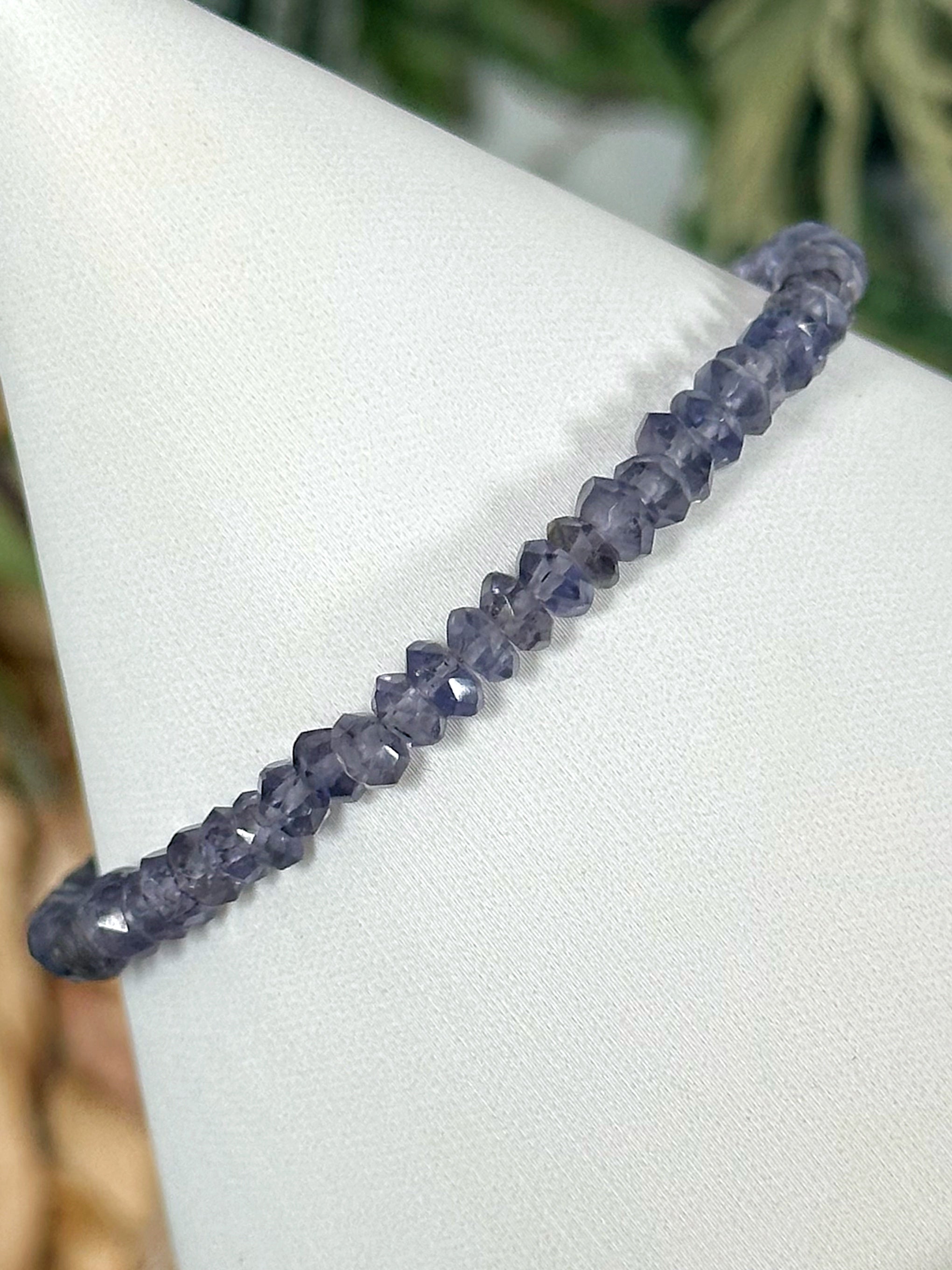 Faceted Iolite Bracelet - #1