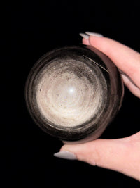 Silver Sheen Obsidian Sphere - #3