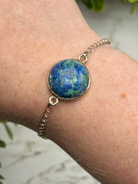 Azurite Bracelets - Third-Eye & Crown Chakras - No. 75