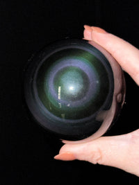 Rainbow Obsidian Sphere - #5