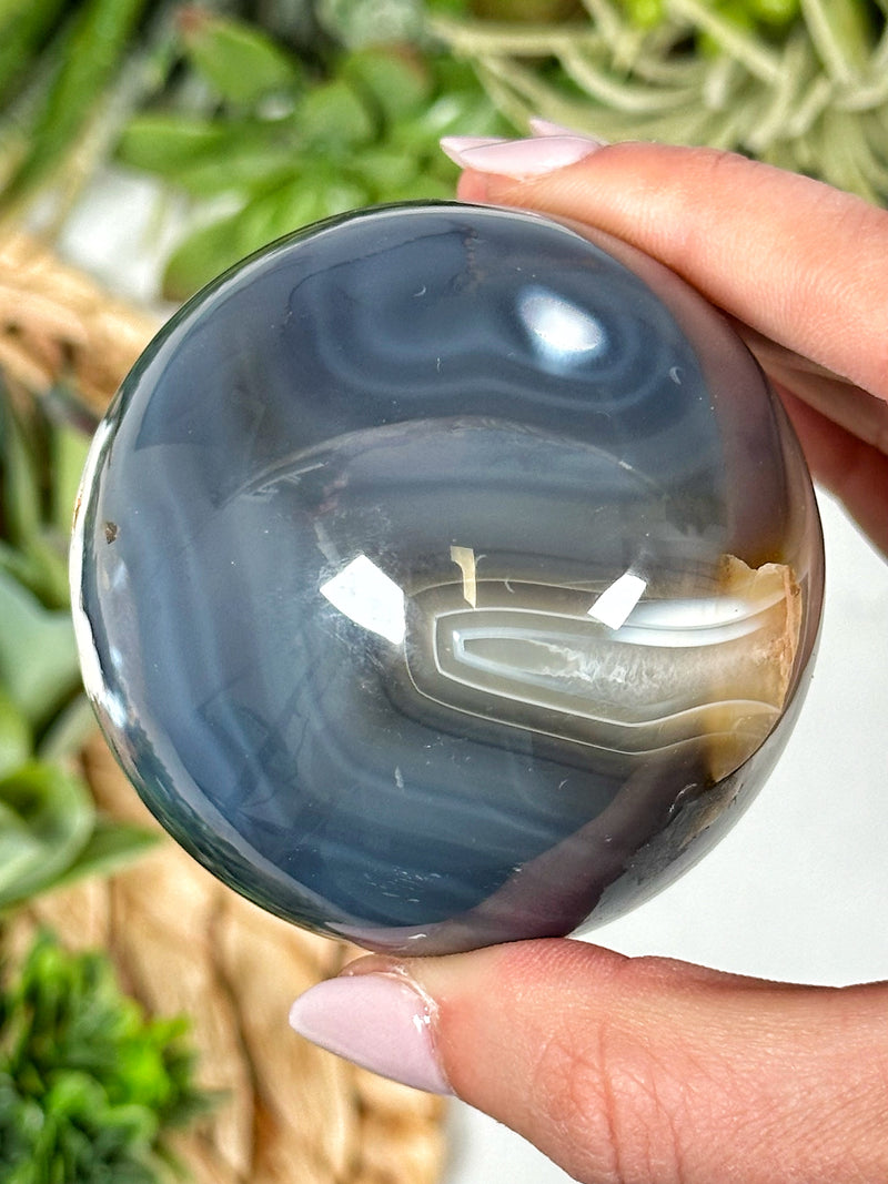 Orca Agate Sphere - #1