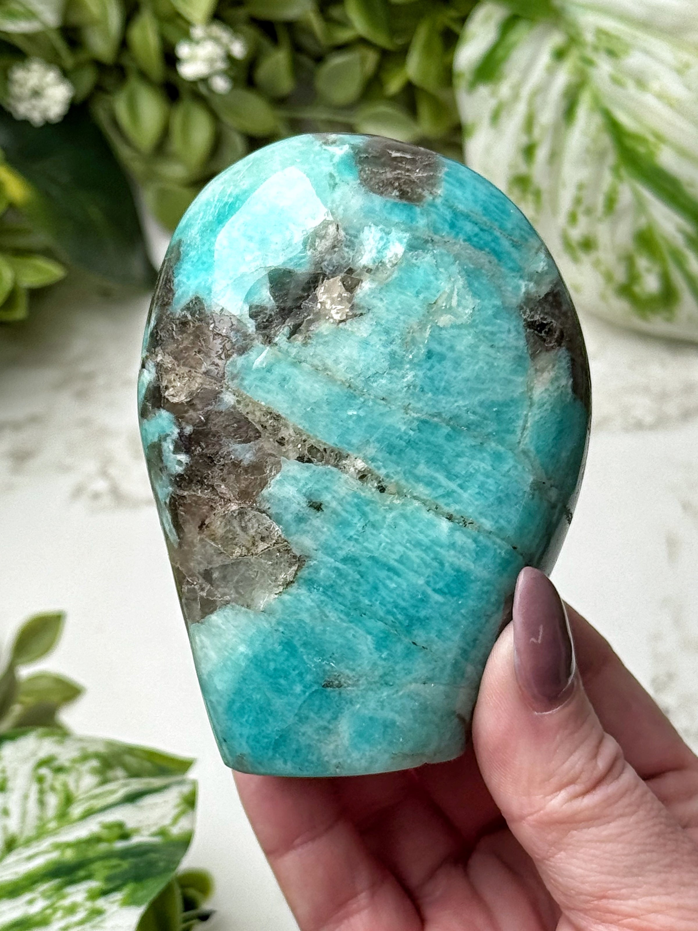Smoky Amazonite Freeform - #15