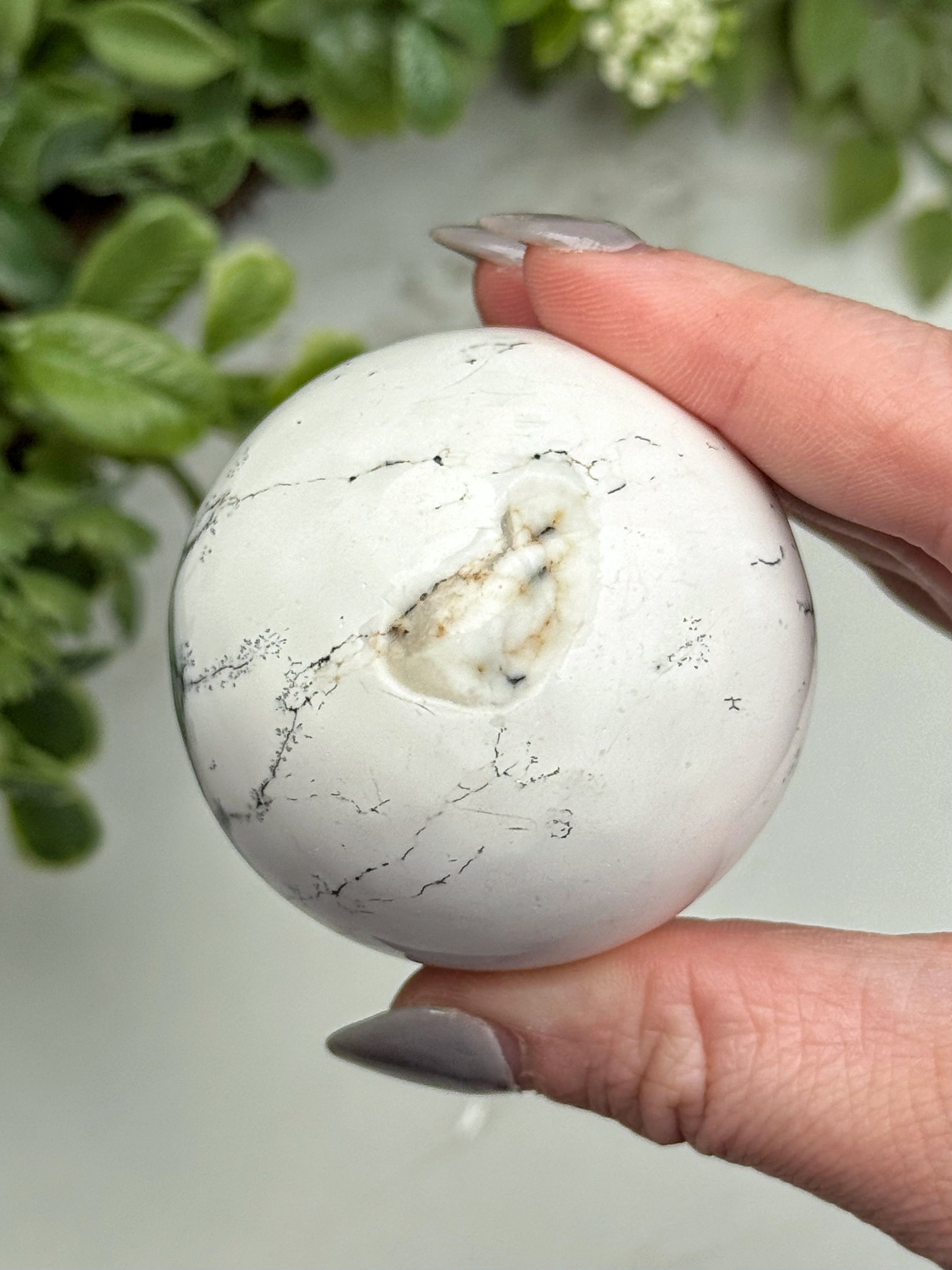 Dendritic Opal Sphere - #1