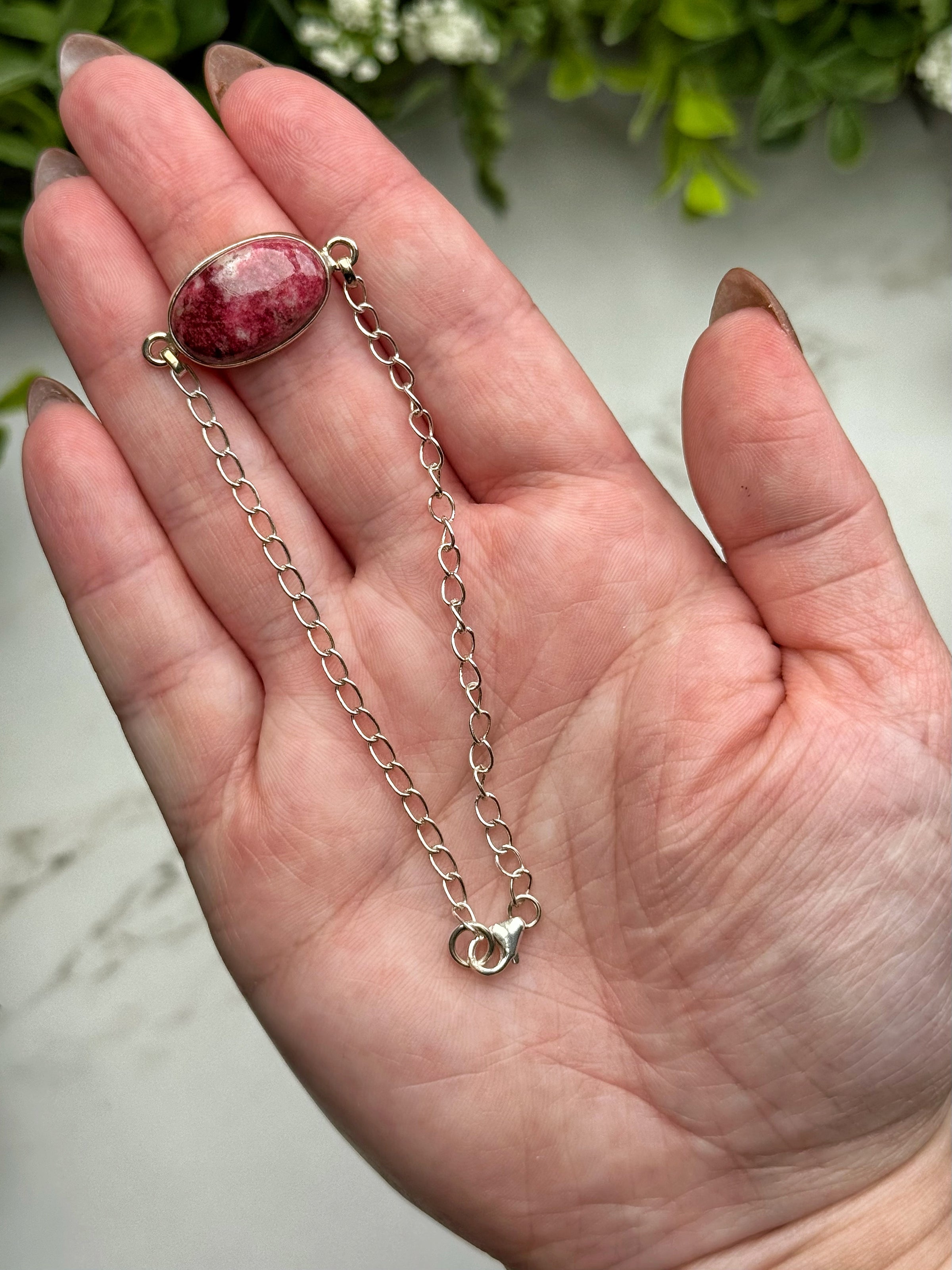Thulite Bracelets - Heart Chakra - No. 73