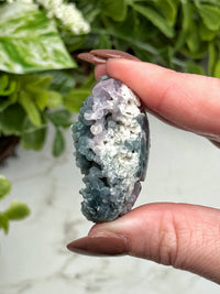 Grape Agate Palmstone - #18
