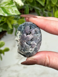 Grape Agate Palmstone - #17
