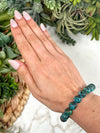 High Quality Chrysocolla & Shattuckite Bracelet - #1