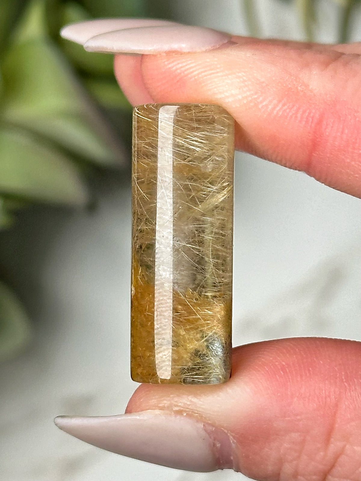 Gold Rutile Cylinder - #6