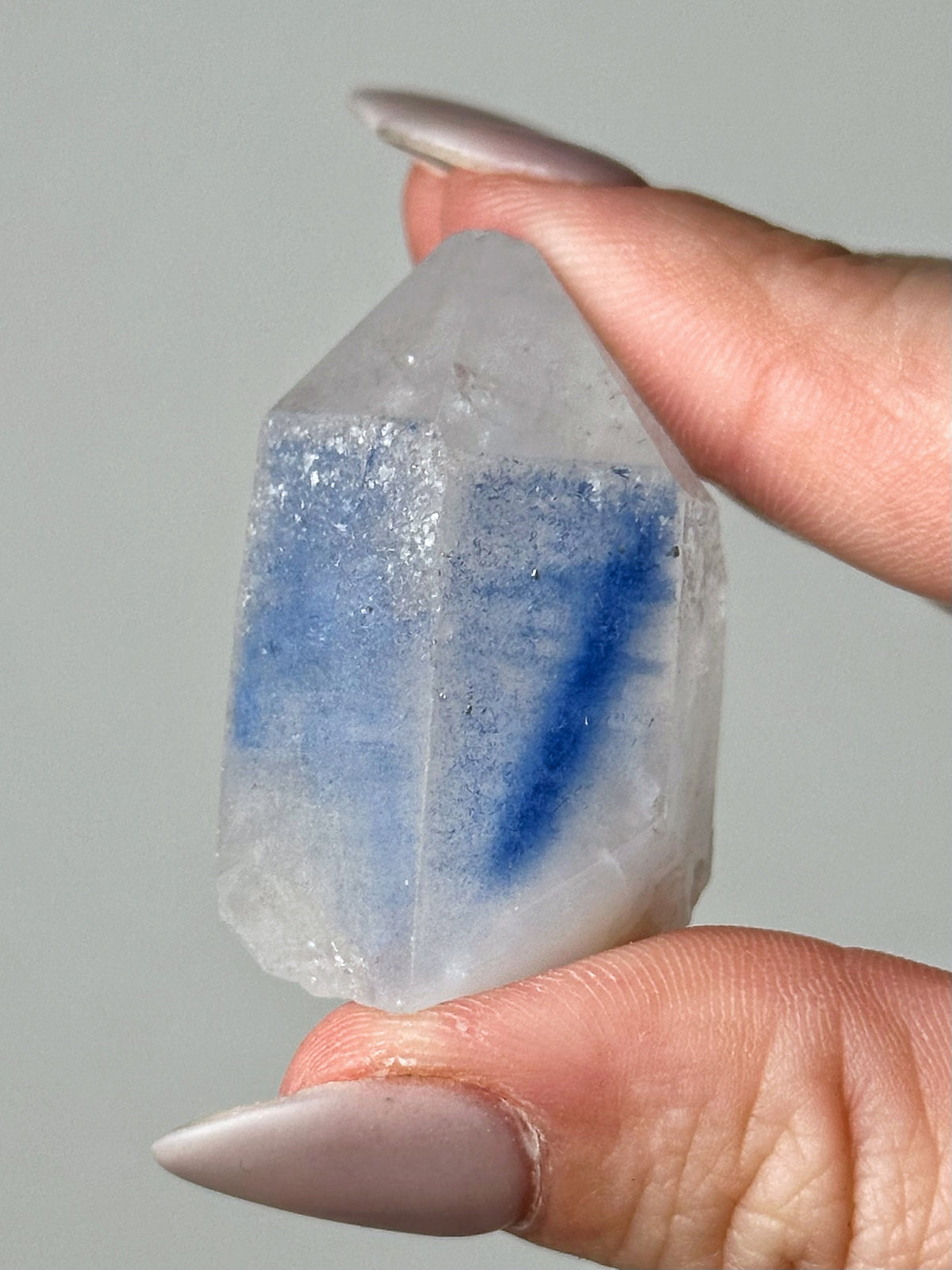 Dumortierite in Quartz - #11
