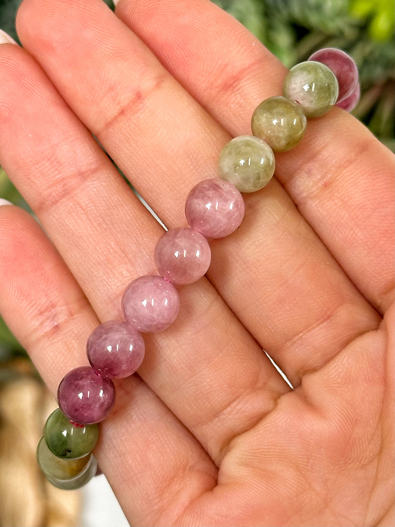 Watermelon Tourmaline Bracelet - #1