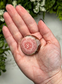 Rhodochrosite Palmstone - #6