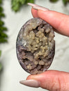 Grape Agate Palmstone - #14