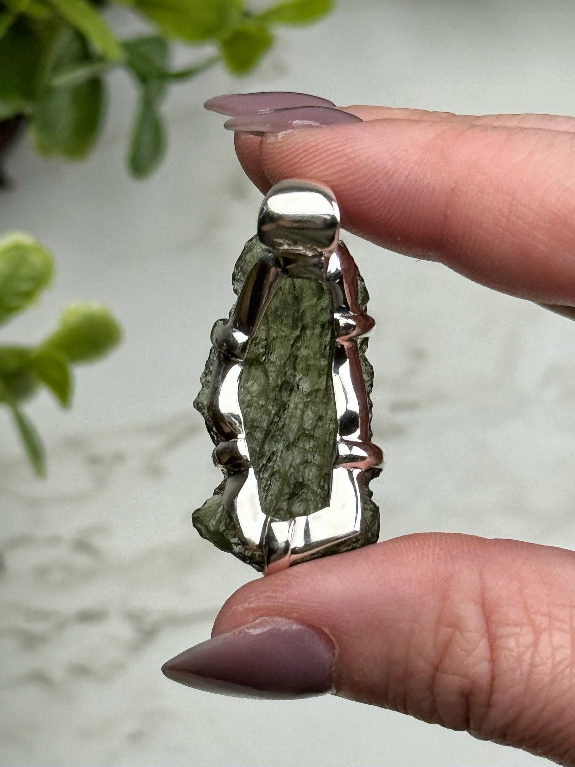 Moldavite Pendant - #15