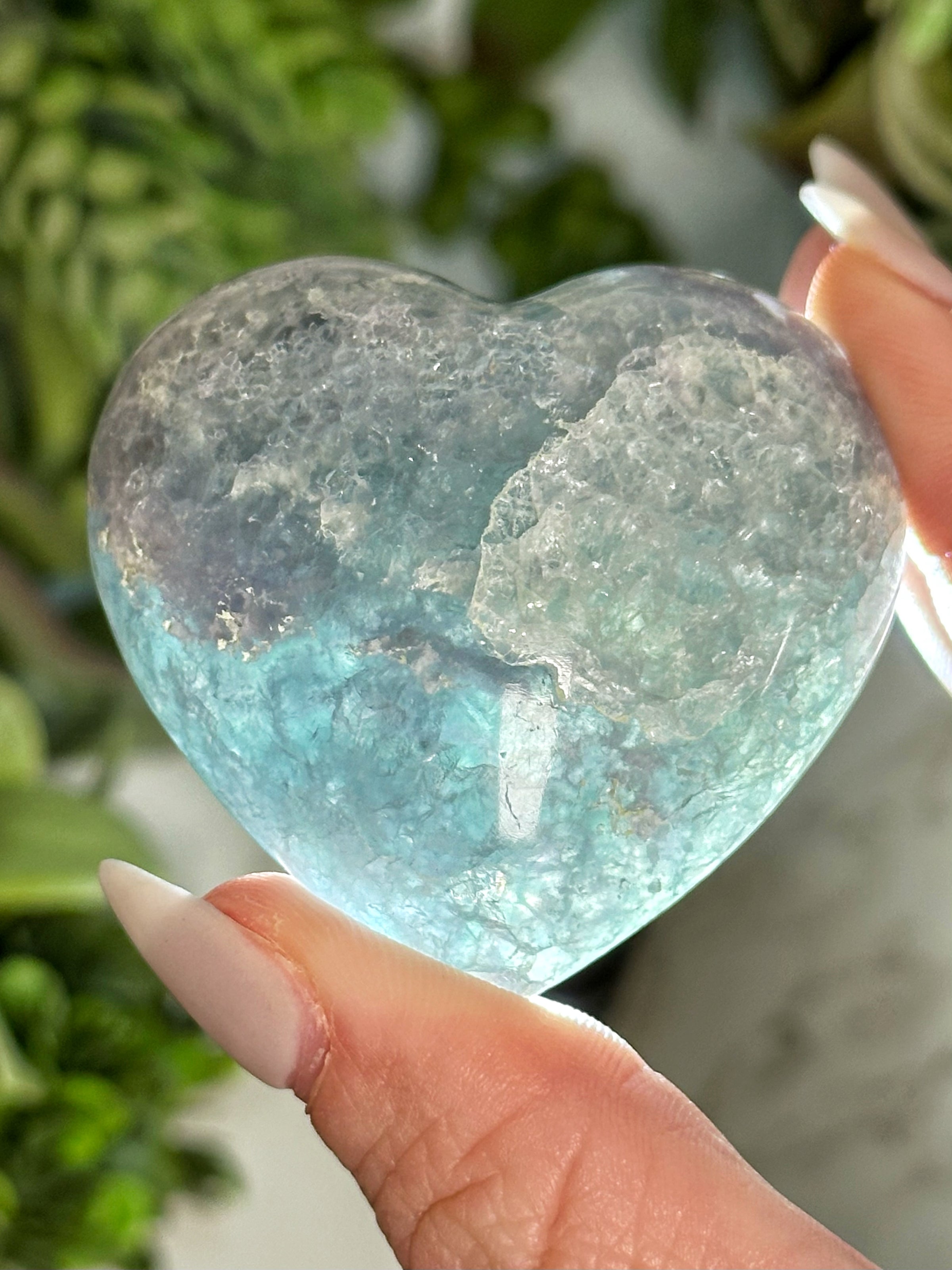 Fluorite Heart - #6