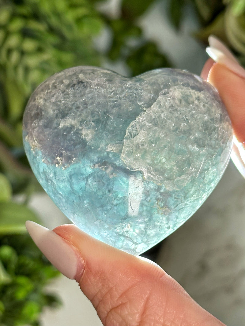 Fluorite Heart - #6